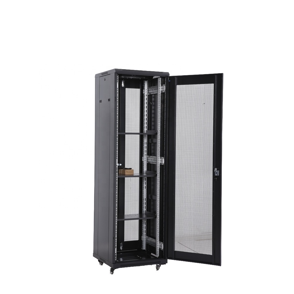 Manufacturer Cold Steel Rolling Plates Data Center Rack 42U Network Cabinet