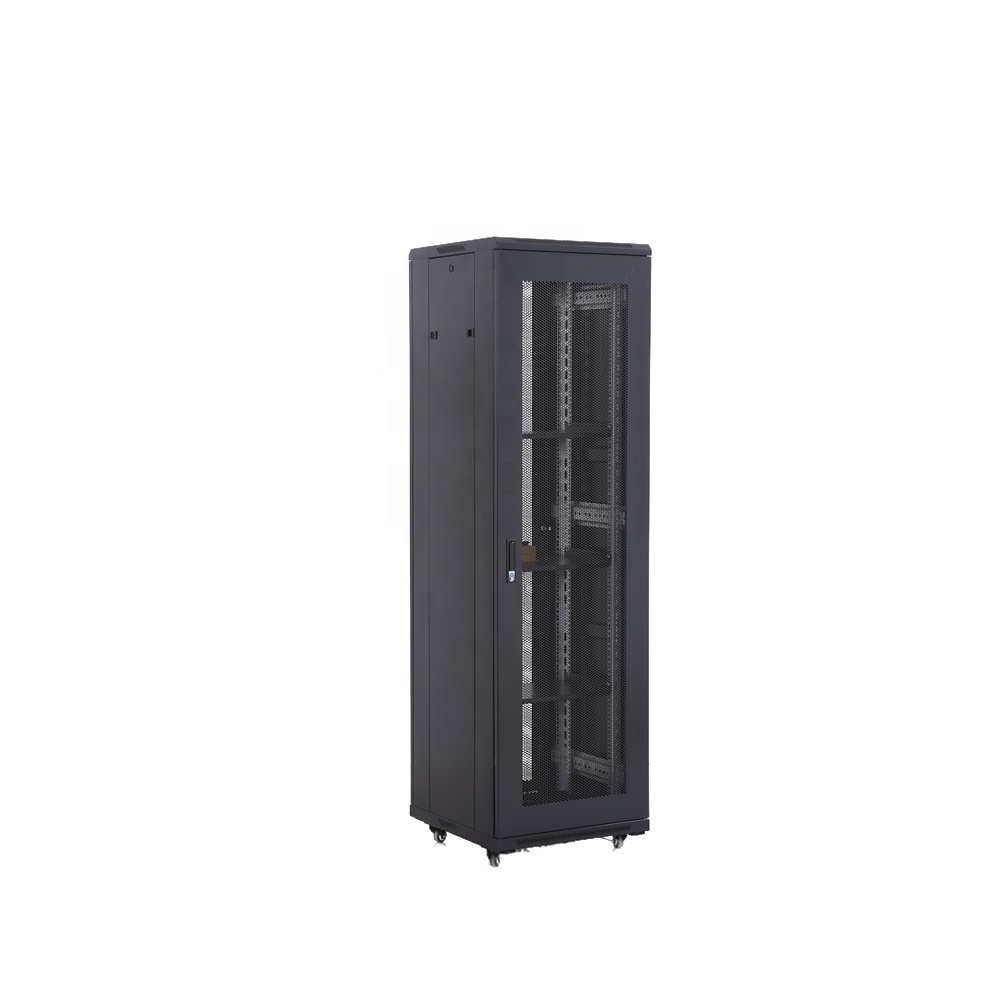 Manufacturer Cold Steel Rolling Plates Data Center Rack 42U Network Cabinet