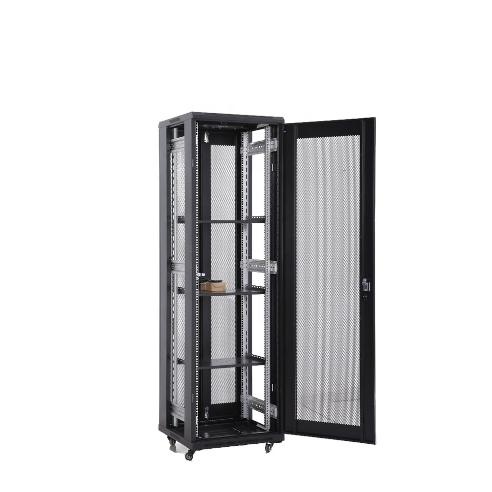 Manufacturer Cold Steel Rolling Plates Data Center Rack 42U Network Cabinet