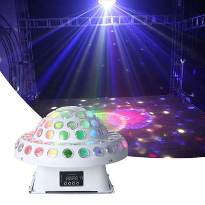 Mushroom Sound Active Moving Head Rotating LED Laser Light Stage Light Effect Lighting For DJ Disco