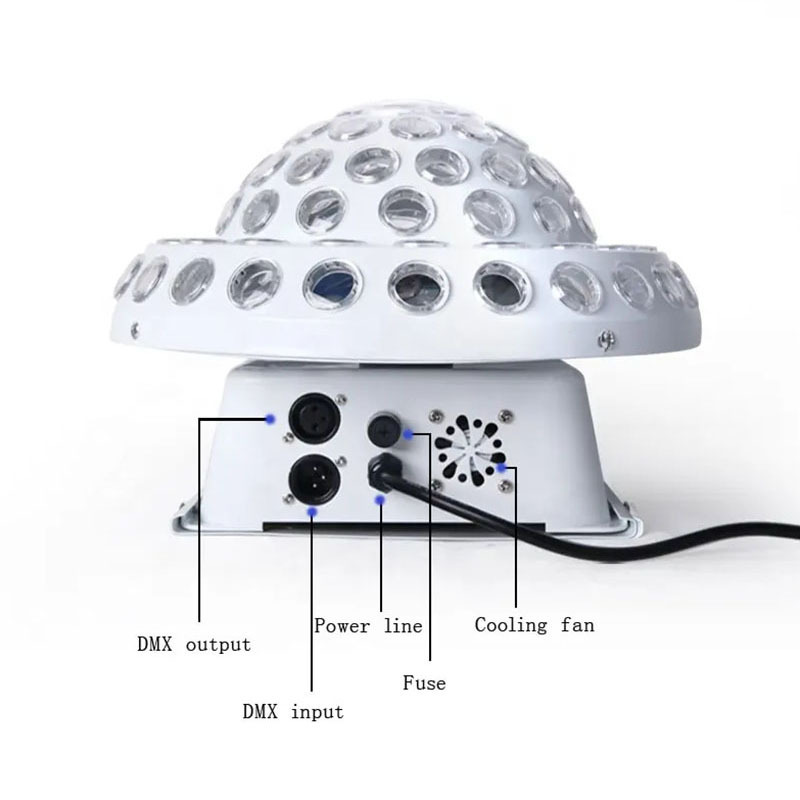 Mushroom Sound Active Moving Head Rotating LED Laser Light Stage Light Effect Lighting For DJ Disco