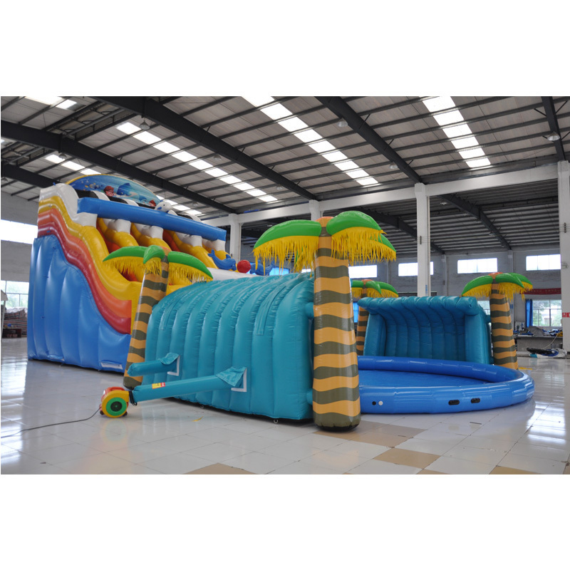 Commercial Grade Blow Up Waterslide Tobogan Inflables Bouncy Castle Inflatable Water Slides