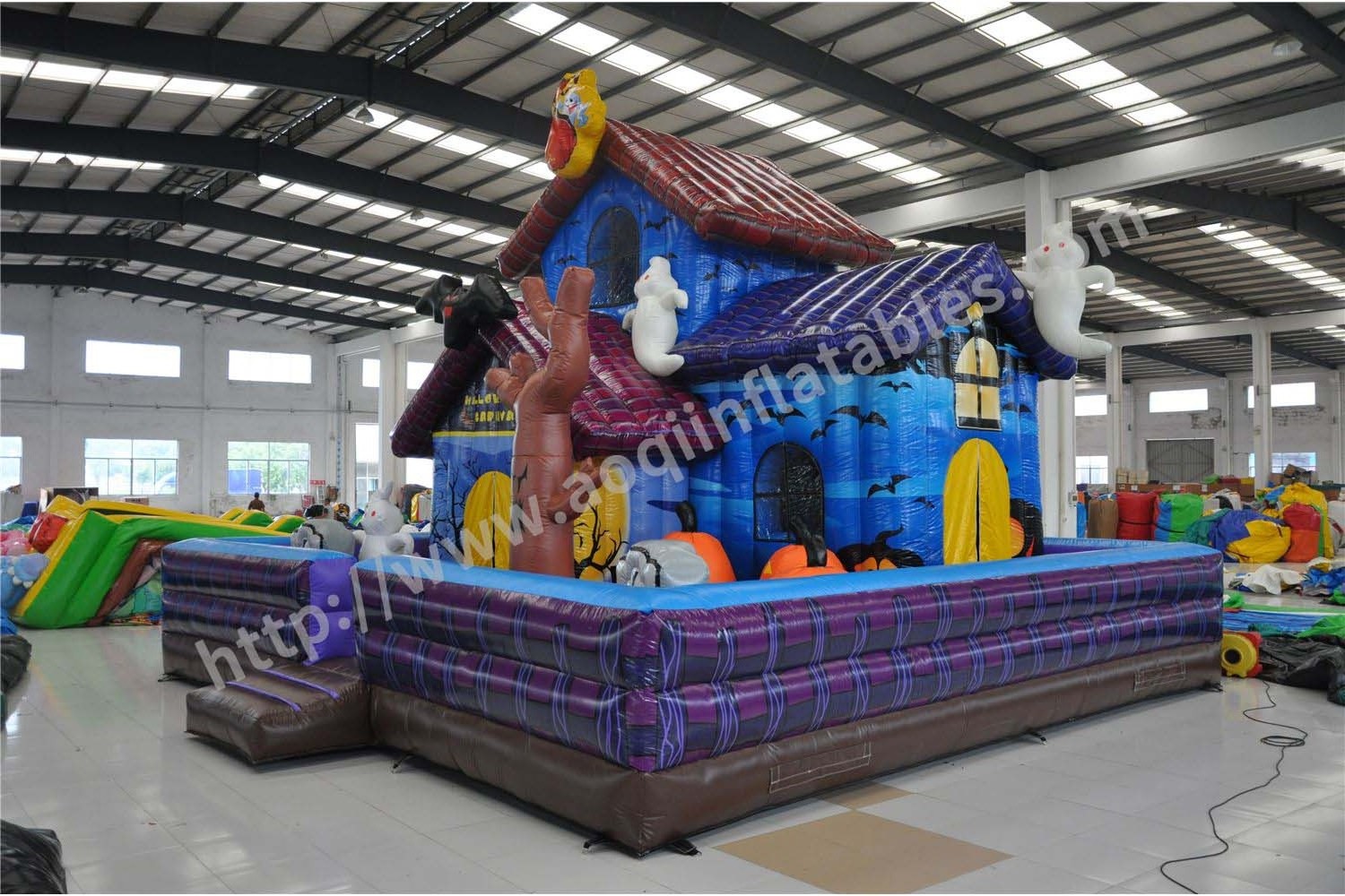 Commercial Bounce House Slide Adult And Kids Inflatable Halloween Bouncer Bouncy House Jumping Castle