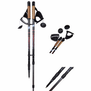 Ultralight Quick Lock Carbon Mountain Climbing Stick Alpenstock, Trekking Pole, Walking Stick