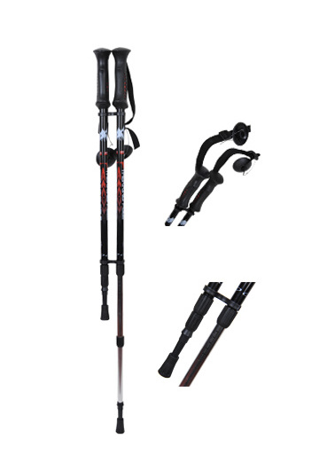 Ultralight Quick Lock Carbon Mountain Climbing Stick Alpenstock, Trekking Pole, Walking Stick