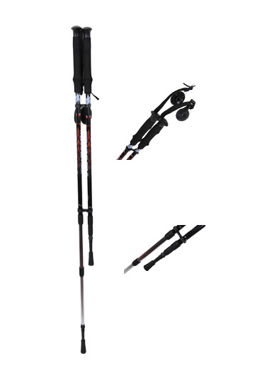 Ultralight Quick Lock Carbon Mountain Climbing Stick Alpenstock, Trekking Pole, Walking Stick