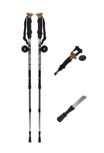 Ultralight Quick Lock Carbon Mountain Climbing Stick Alpenstock, Trekking Pole, Walking Stick