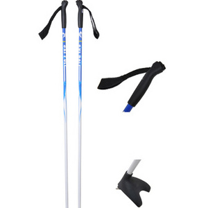 Profession alum/carbon fiber touring ski poles or alpine pole walking stick and trekking pole