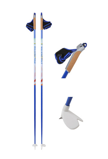 alum/carbon fiber ski poles