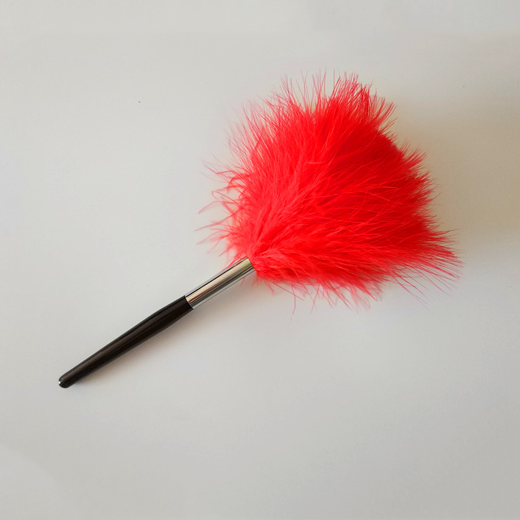 Turkey Feather Dedicated brush marabou feather fingerprint brush