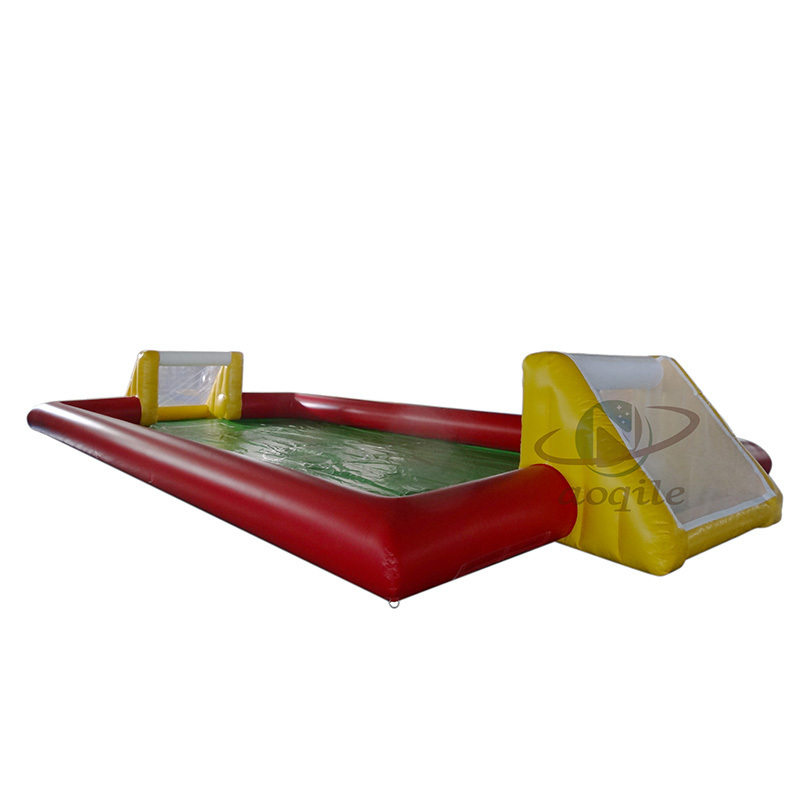 Water Play Giant Inflatable Beach Volleyball Court / Inflatable Water Volleyball Field /INFLATABLE WATER SOCCER FIELD FOR sale