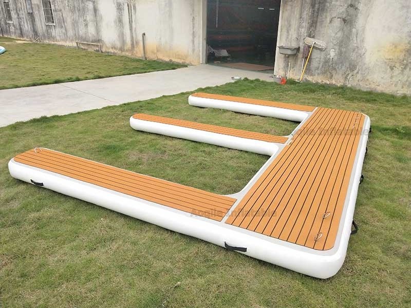 High Quality Safe Outdoor Water Pontoon Inflatable Raft Floating Dock Platform