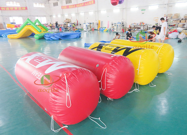 Cylindrical Inflatable Swimming Buoy Special Mark For Open Water Swimming Competitions