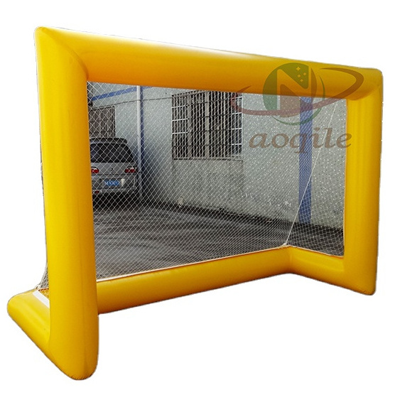 Portable PVC Tarpaulin Water Inflatable Soccer Goal Inflatable Durable Soccer Field Pool Goal