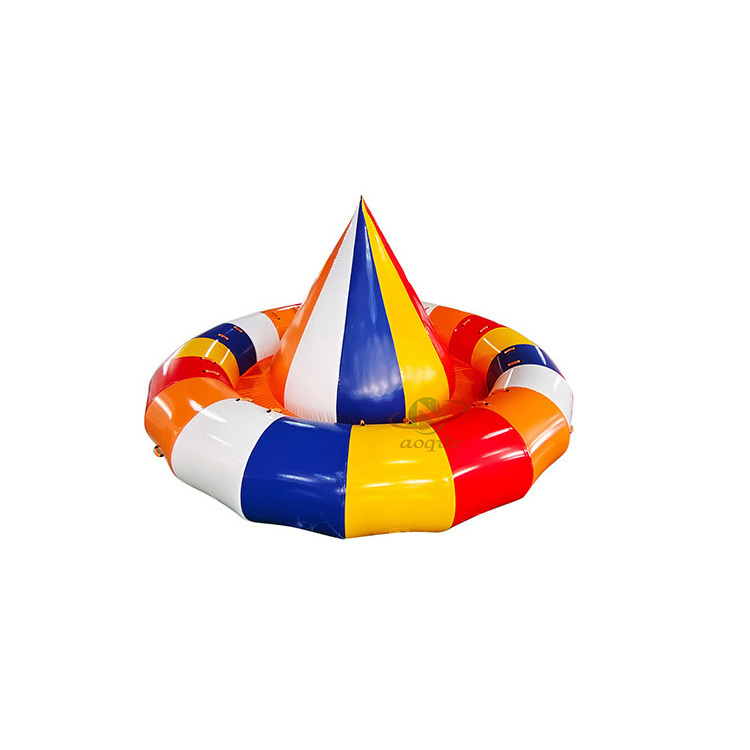 Inflatable Rotating Toy Flying Ufo Towable Water Inflatable Disco Donut Boat