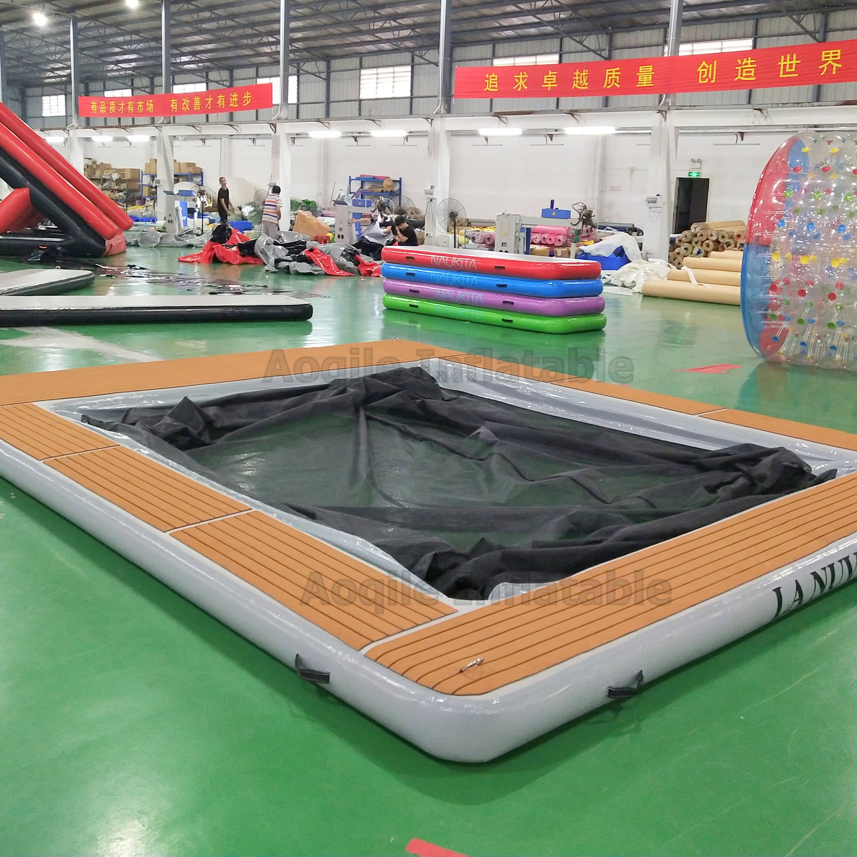 Jellyfish Protection Inflatable ocean sea swimming pool with net, Inflatable Floating Pool with EVA