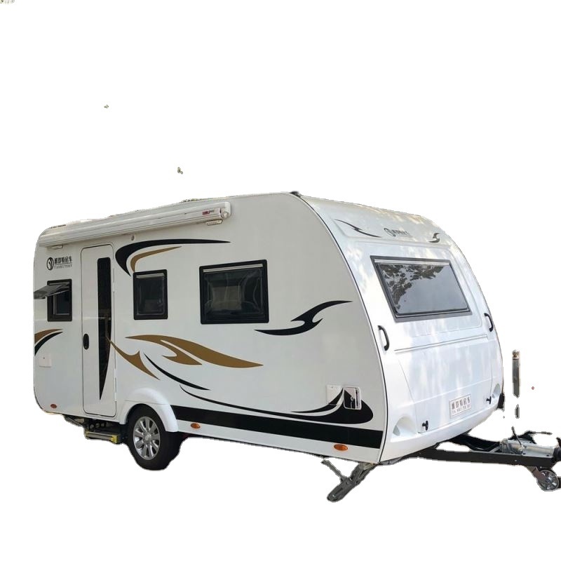 OEM caravan floats horse trailer with awning 2HP float motorhome  floats with Fiamma awning latest style mini travel for sell