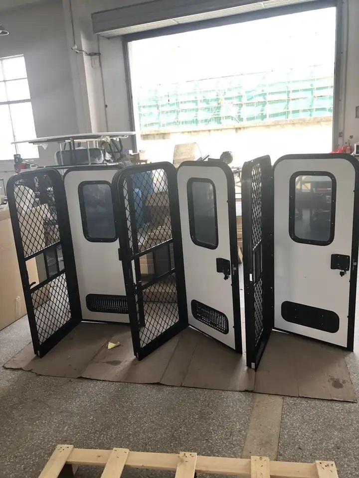 Low price 650*950 RV door teardrop screen motorhome caravan camper entry doors