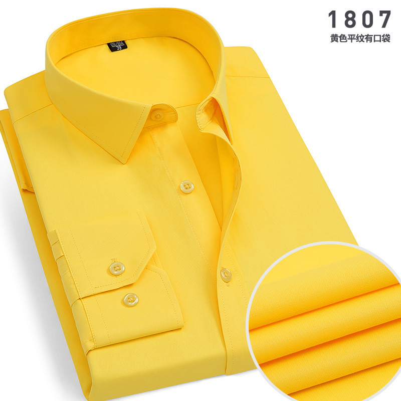 Wholesale Double Layer Shirt Man Corporate Non Iron Baggy Shirts Turn Down Collar Dress Blank Shirts For Men New Styles 2023