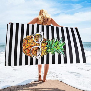 2022 New luxury famous brand fashion branded designer beach towels with logo custom print