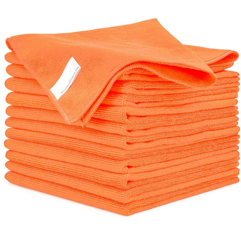 Absorbent Soft Washing Cloths Custom Package Logo Label Microfiber Cleaning Cloth Lint Free Towels for Household