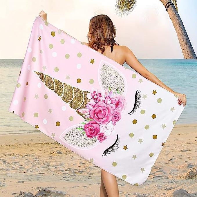 2022 New luxury famous brand fashion branded designer beach towels with logo custom print