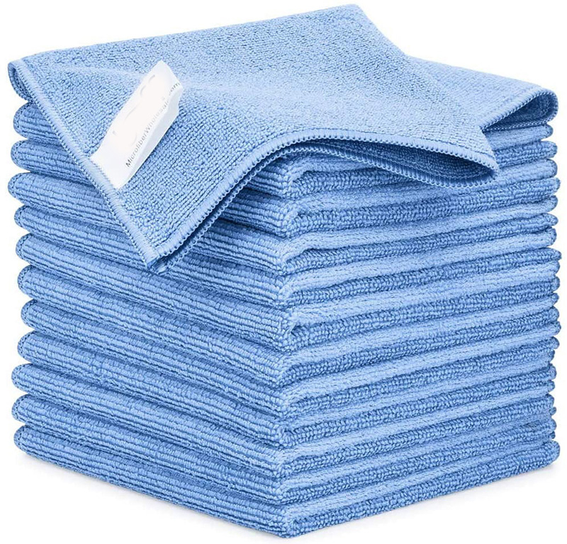 Absorbent Soft Washing Cloths Custom Package Logo Label Microfiber Cleaning Cloth Lint Free Towels for Household