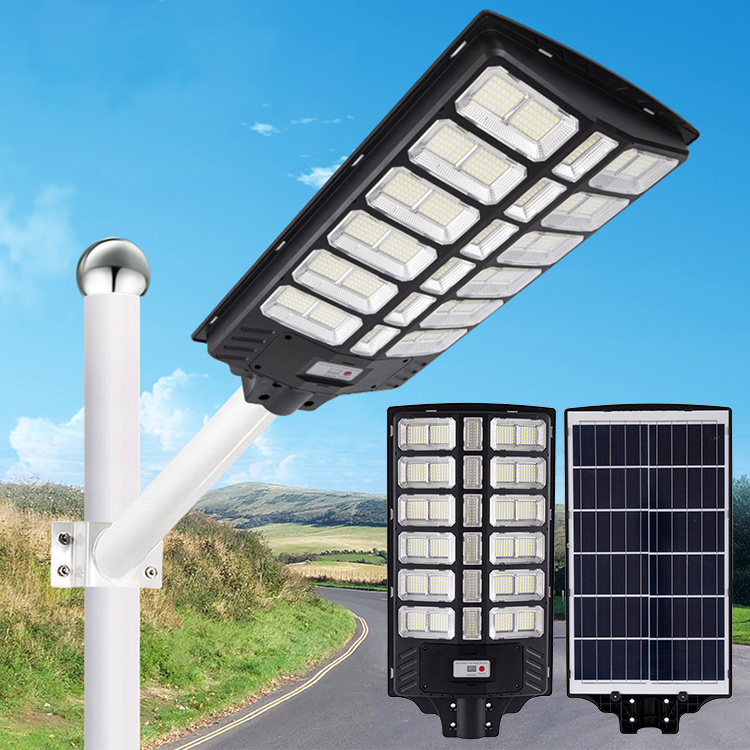 Gaocheng Waterproof Ip65 Integrated Outdoor ABS 800W 1000W 1200W All In One LED Solar Street Light