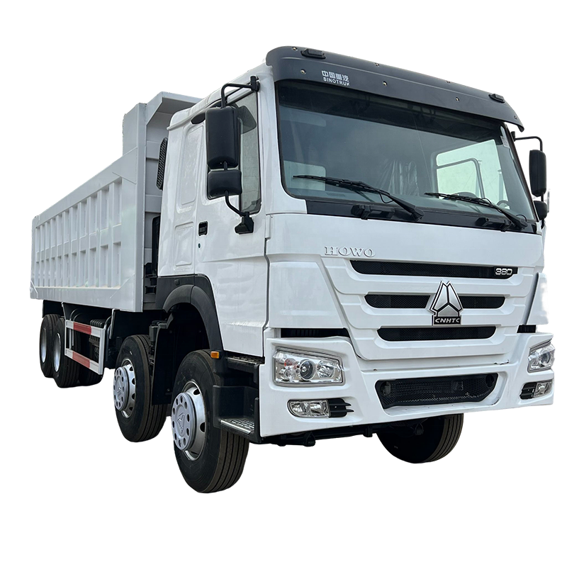 second hand sino howo 8x4 12 tires 371 375 hp diesel engine heavy duty 50 tons dump truck with high quality