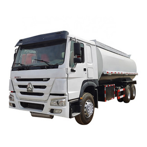 Sinotruk Howo Used 6*4 20000 Liters  Diesel Oil Transporter Capacity Fuel Tank Tanker Truck For Sale