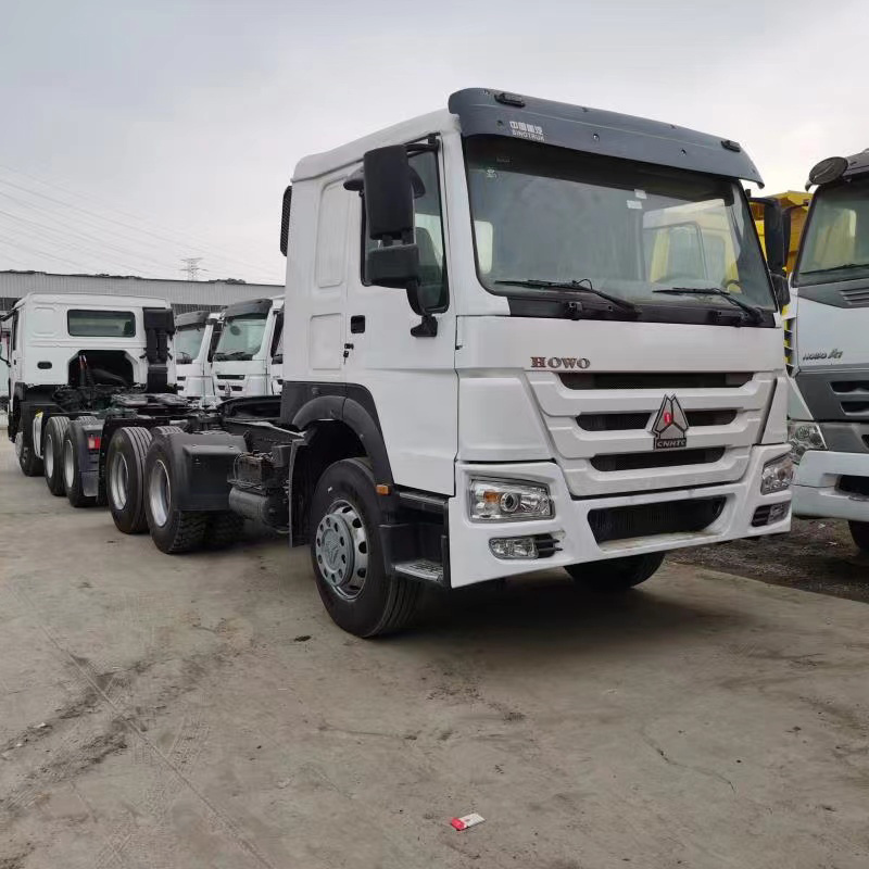 sinotruck heavy duty truck howo 10wheels 375hp  tractor trucks  for sale