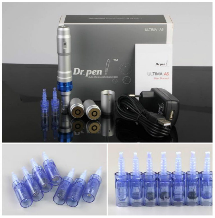 Microneedle Derma pen dr pen ultima a6s cartridges L1, R3, F5, F7, 9pins, 12pins, 36pins, 42pins, Round Nano needles