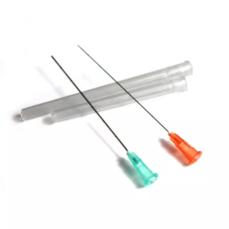 CE Injectable 23G 70MM Disposable Hypodermic Needle Cannula Micro Blunt Tip Cannula