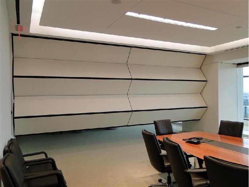 Wholesale High Quality Interior Office Mdf Partition Wall Portable Walls Electric Lifting Partition