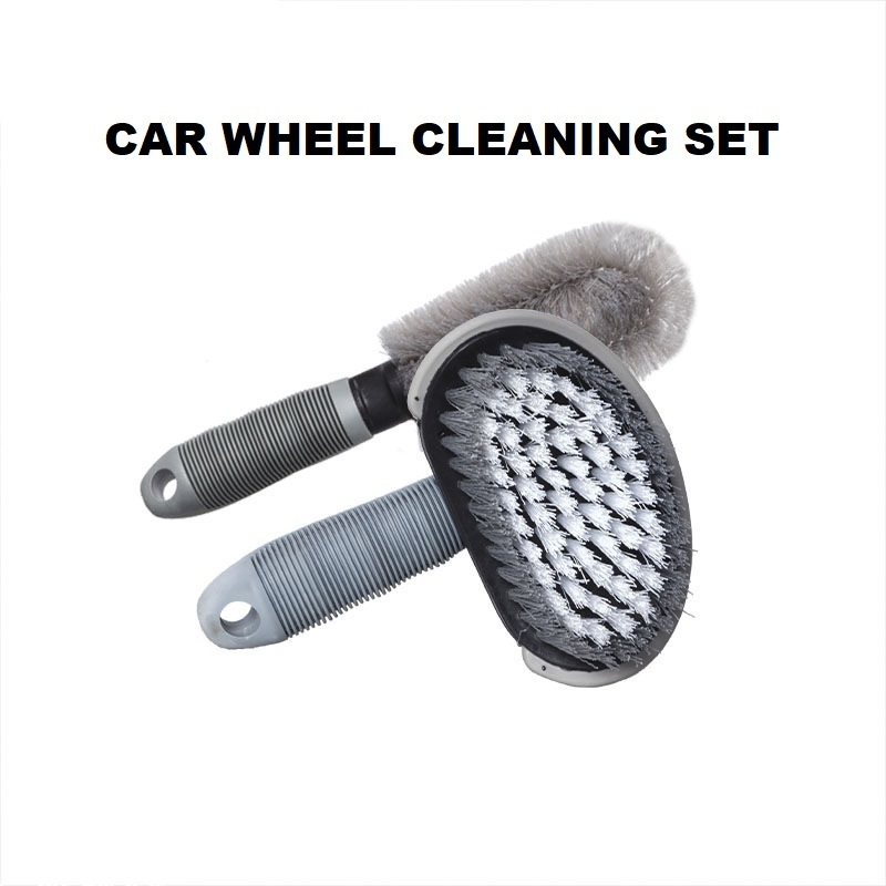 Chinese factories wholesale cheaply Portable Vehicle Tyre Auto Cleaning Brush Car Tire Rim Brush Useful Wheel Hub Brush