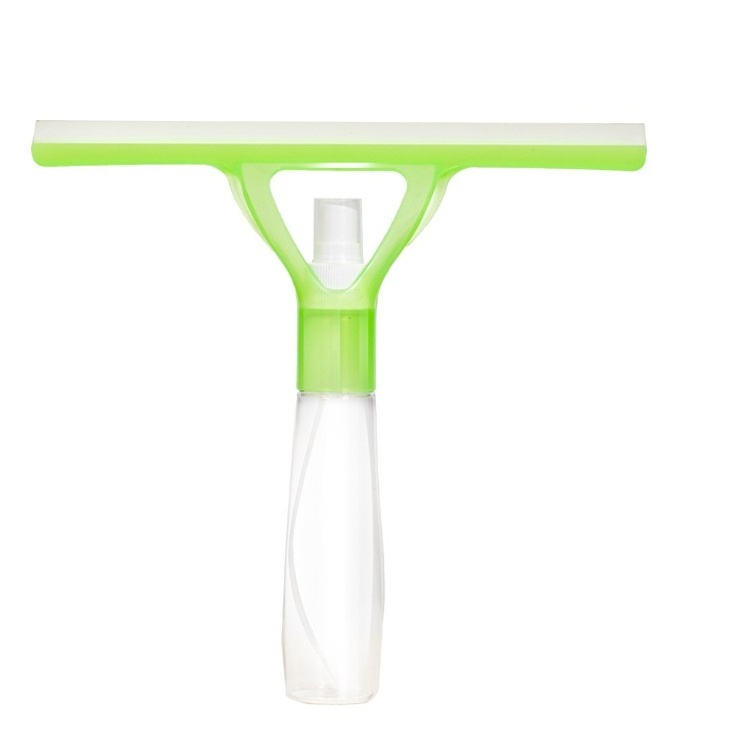 New 2 in 1 Mirror Shower Spray Window Cleaner Household cleaning Window Squeegee Glass wiper with Squeegee Spray Bottle