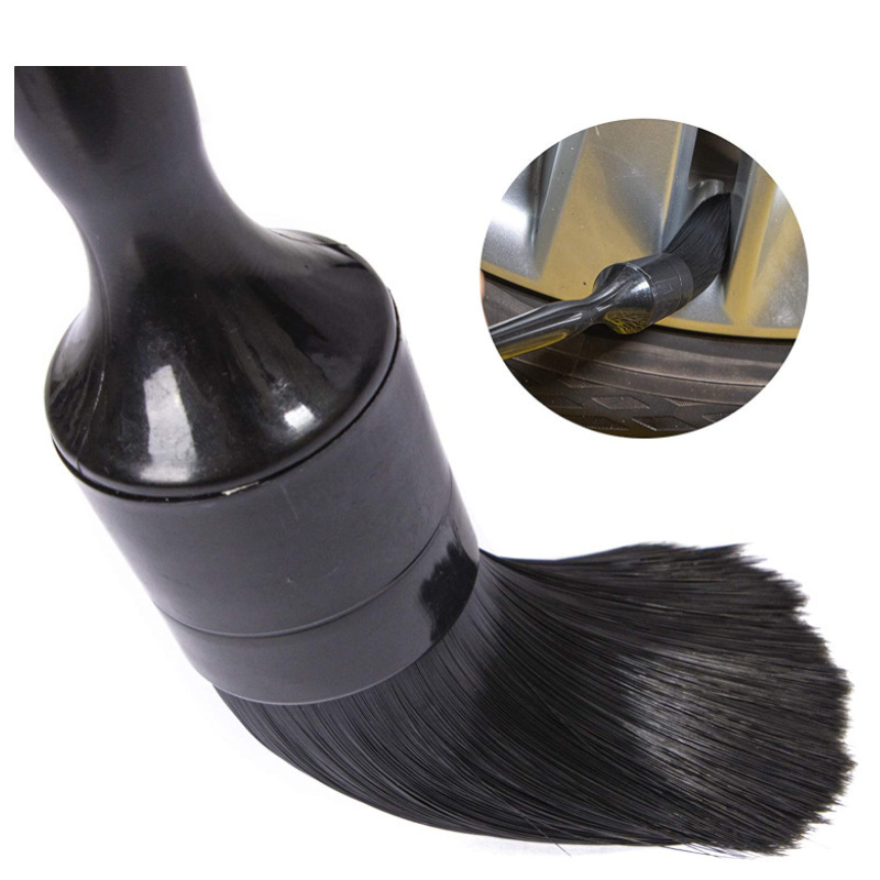 2023 New 3 Pcs Detailing Brush Soft PP Bristle Car Wash Detailing Brush Tool Kits Car Tire Engine Cleaning Detail Brush