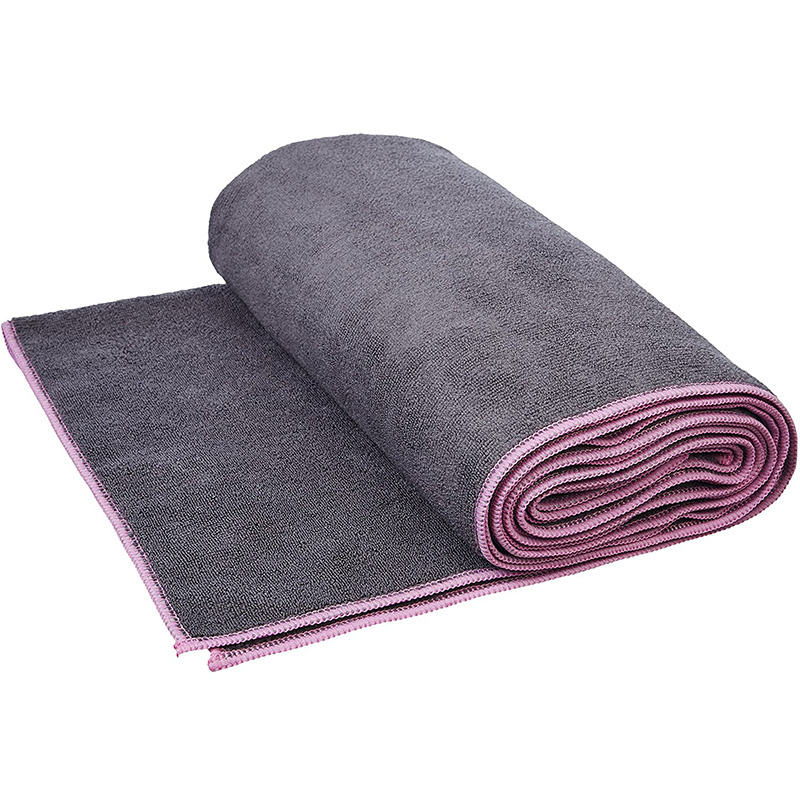 Custom logo microfibre non slip eco friendly yoga/camp towel