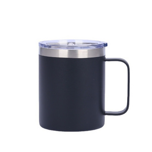 12oz insulated mugs cup reusable tumbler coffee mug with lid 12 oz Stainless Steel Double Wall Vacuum Tumbler