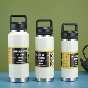 Custom 18oz 26oz 36oz Double Wall Stainless Steel Yetys Termos Water Bottle Vacuum Flasks Thermoses Thermal Bottle With Chug lid