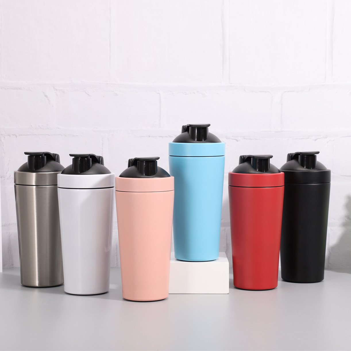 new product gym water bottles stainless steel shakers with logo protein gym shaker custom shaker cup