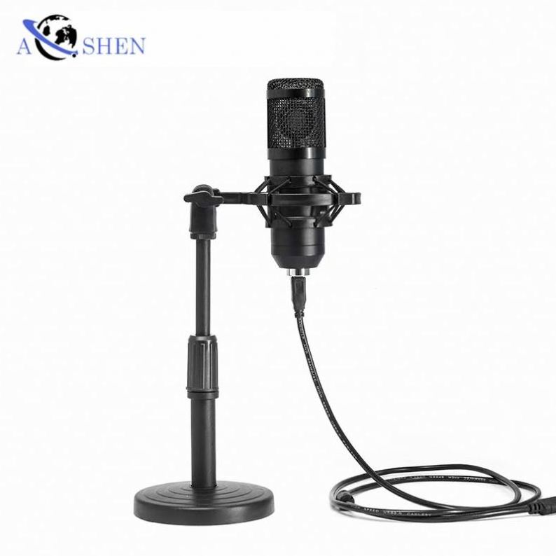 USB Professional Condenser Microphone Sound Card BM800 Set Recording Studio Microphone For Computer Laptop Mic Kit