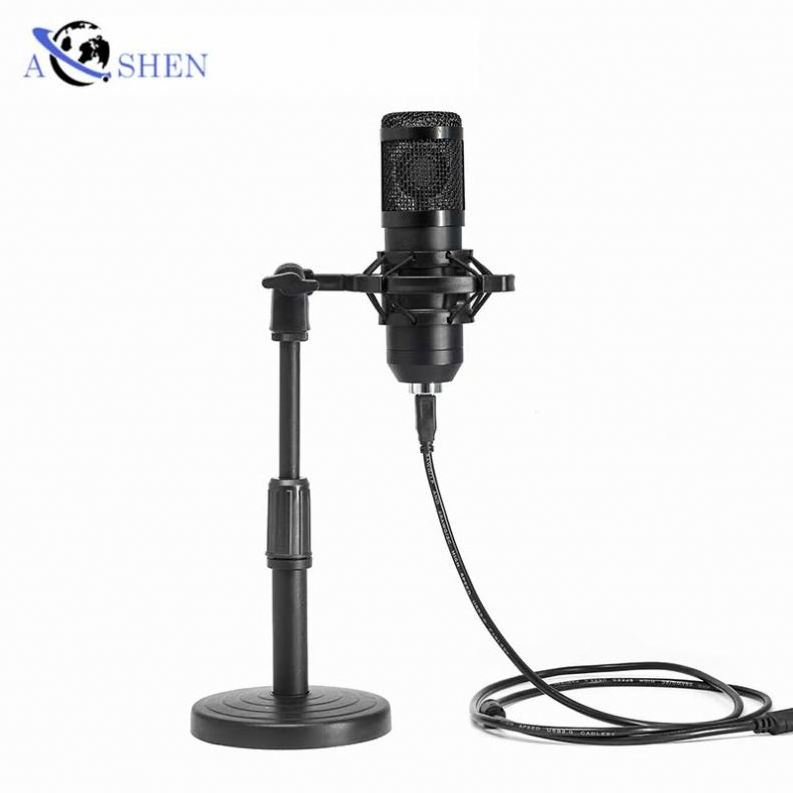 OEM USB Professional Condenser Microphone Sound Card BM800 Set Recording Studio Microphone For Computer Laptop Mic Kit