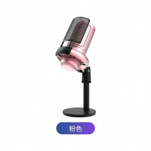 Free  OEM logo Led Gaming Rgb   broadcast youtube  USB Gaming s microphone mic