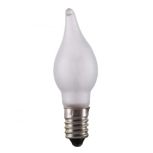 E10 LED frosted bulb E10 LED Flame bulb 8-55V0.1-0.2W LED Bridge type bulb