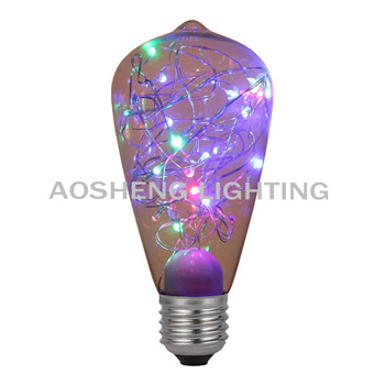 A19 LED Star Light bulb A60 LED Copper Wire light bulb  A60 LED decorative holiday light bulb