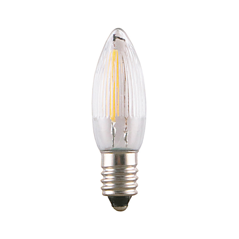 C6 LED frosted bulb 8-55V0.1-0.2W C6 LED bridge bulb E10 LED filament bulb