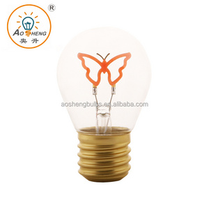 Rechargeable 5V USB LED Butterfly bulb USB LED Moon LED bulb USB Heart LED bulb