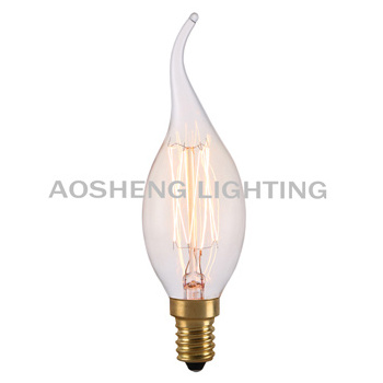 Good quality  C35 Antique Bulb 120V 25W 40W 60W B11 Edison Bulb B11 Decorative bulb