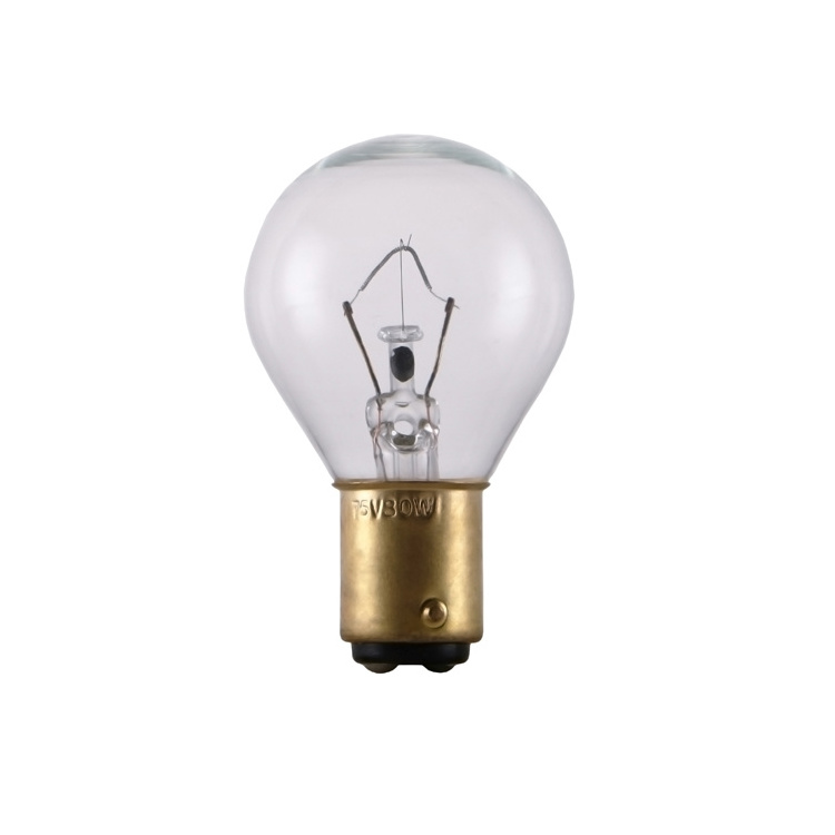 S11 Incandescent Lamp S35 Incandescent Miniature Lamp S11Auto Miniature Bulb S11 Marine light bulb  75V15W 30W S11 train bulb